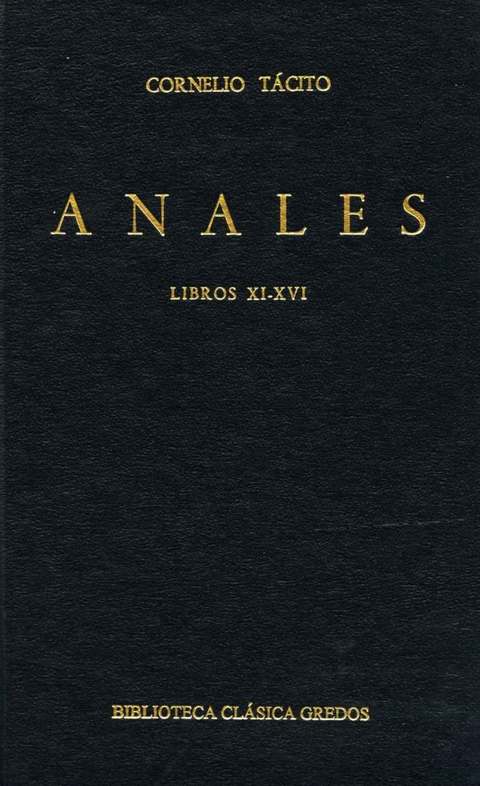 Anales. Libros XI-XVI -  Tácito,  Cornelio