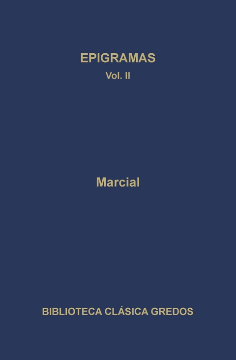 Epigramas II -  Marcial