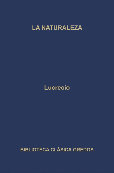 La naturaleza -  Lucrecio