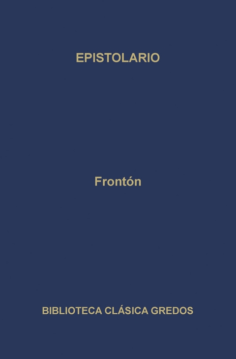 Epistolario -  Frontón