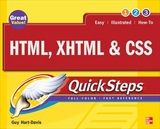 HTML, XHTML & CSS QuickSteps - Hart-Davis, Guy