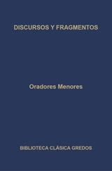 Oradores menores. Discursos y fragmentos -  Varios Autores