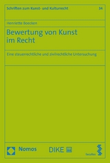 Bewertung von Kunst im Recht - Henriette Boecken