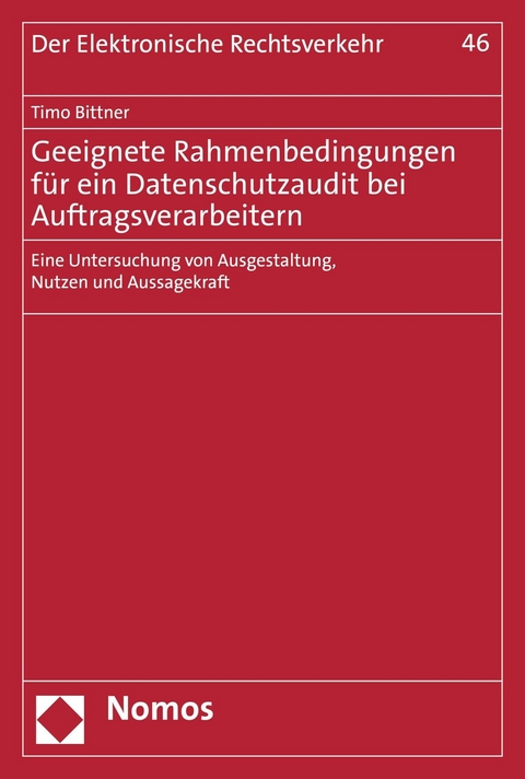 Geeignete Rahmenbedingungen für ein Datenschutzaudit bei Auftragsverarbeitern - Timo Bittner