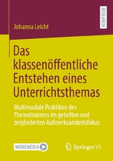 Das klassenöffentliche Entstehen eines Unterrichtsthemas - Johanna Leicht