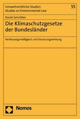 Die Klimaschutzgesetze der Bundesländer - Daniel Schnittker