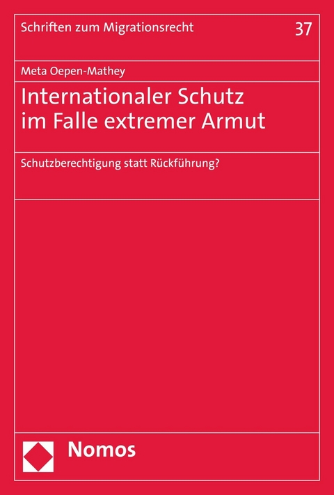 Internationaler Schutz im Falle extremer Armut - Meta Oepen-Mathey