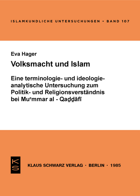 Volksmacht und Islam -  Eva Hager