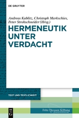 Hermeneutik unter Verdacht - 