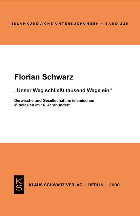 Unser Weg schließt tausend Wege ein -  Florian Schwarz