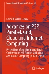 Advances on P2P, Parallel, Grid, Cloud and Internet Computing - 