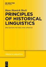 Principles of Historical Linguistics - Hans Henrich Hock