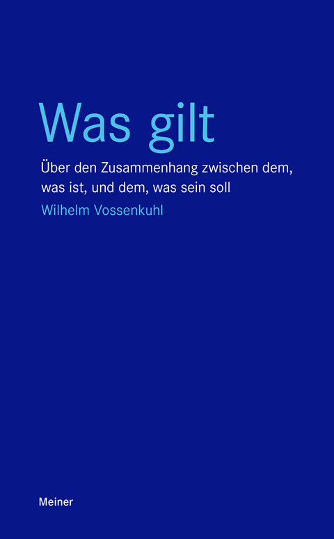 Was gilt -  Wilhelm Vossenkuhl