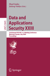 Data and Applications Security XXIII - 