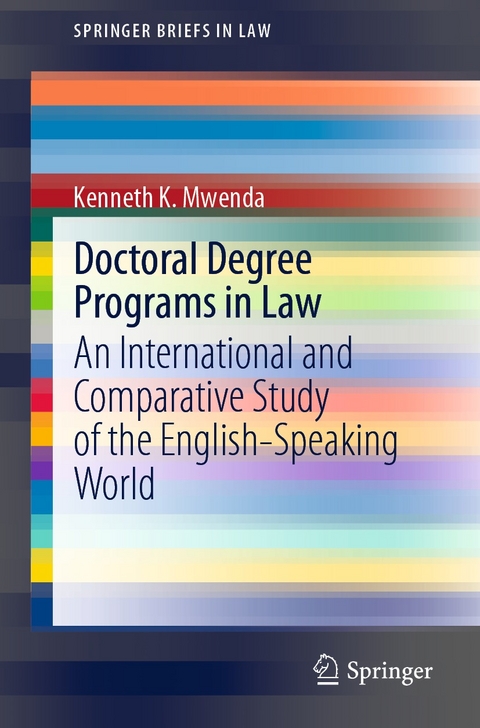 Doctoral Degree Programs in Law - Kenneth K. Mwenda