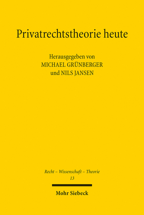 Privatrechtstheorie heute - 