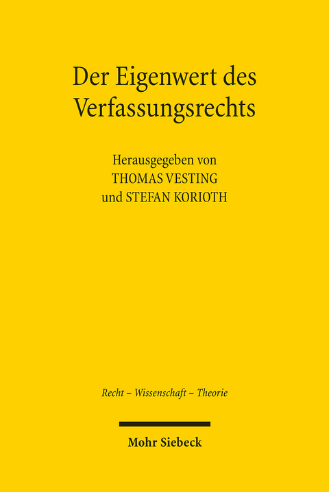 Der Eigenwert des Verfassungsrechts - 