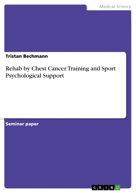 Rehab by Chest Cancer. Training and Sport Psychological Support - Tristan Bechmann