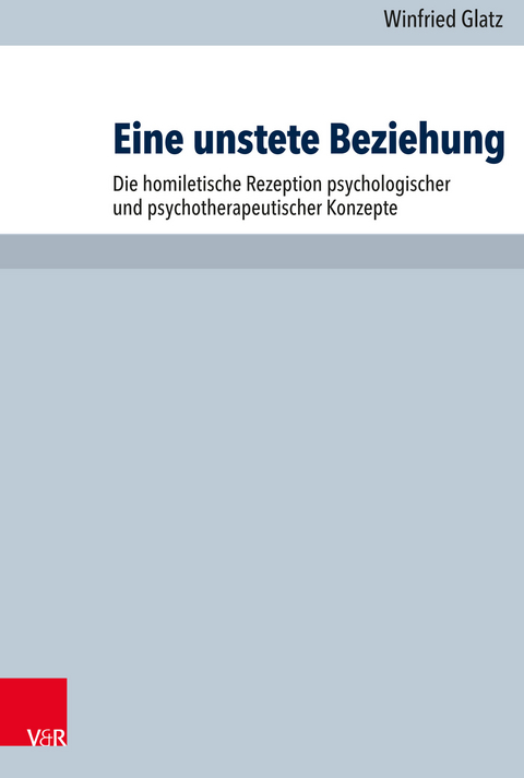 Eine unstete Beziehung -  Winfried Glatz