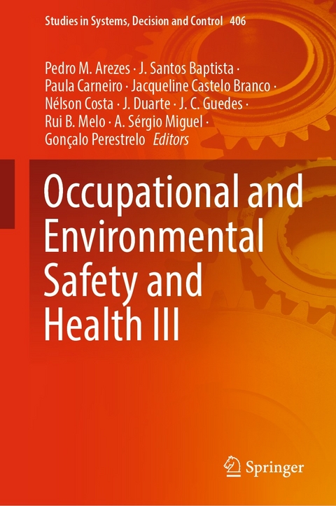 Occupational and Environmental Safety and Health III - 