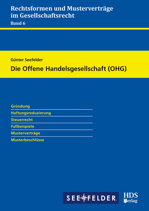 Die Offene Handelsgesellschaft (OHG) -  Günter Seefelder