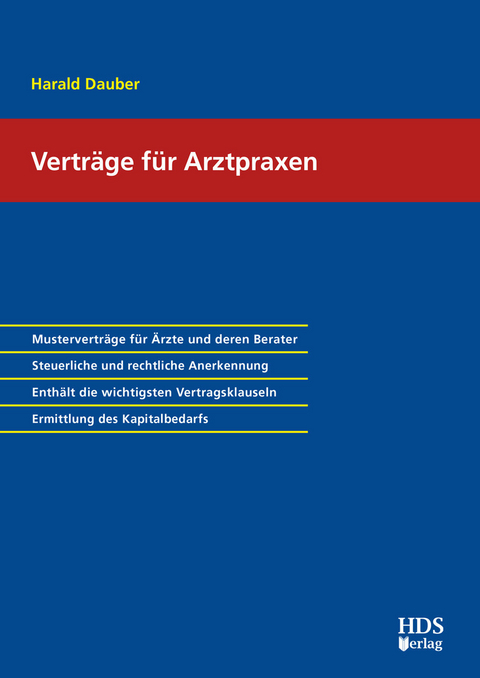 Verträge für Arztpraxen -  Harald Dauber