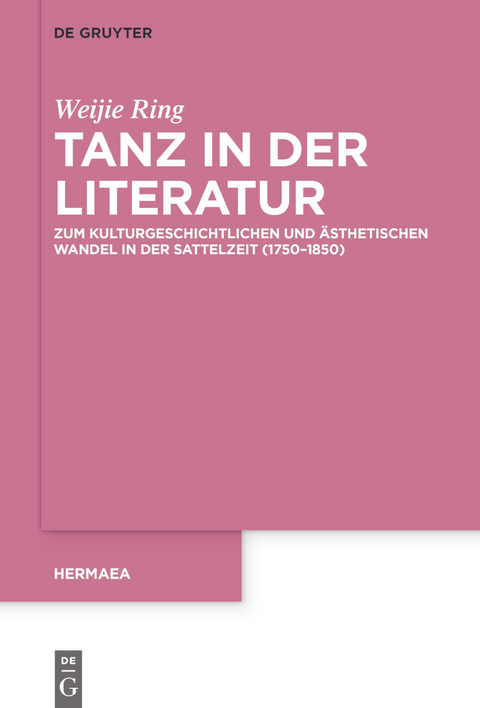 Tanz in der Literatur - Weijie Ring