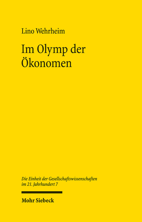 Im Olymp der Ökonomen -  Lino Wehrheim