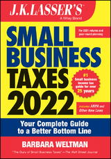 J.K. Lasser's Small Business Taxes 2022 - Barbara Weltman