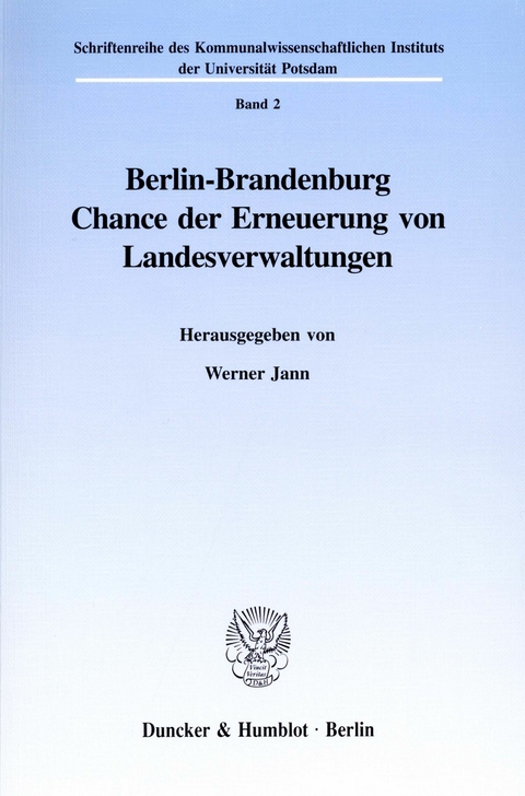 Berlin-Brandenburg. - 