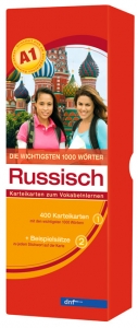 Karteikarten Die wichtigsten 1000 Wörter Russisch (A1)