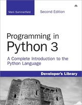 Programming in Python 3 - Summerfield, Mark