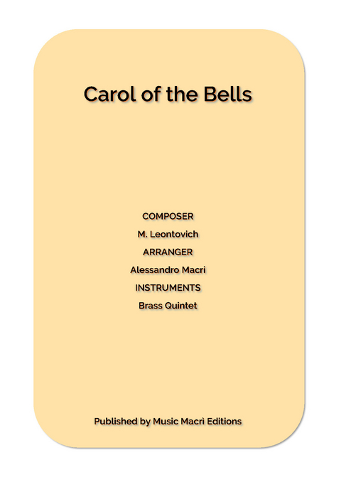 Carol of the Bells by M. Leontovich - Alessandro Macrì