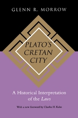 Plato's Cretan City -  Glenn R. Morrow