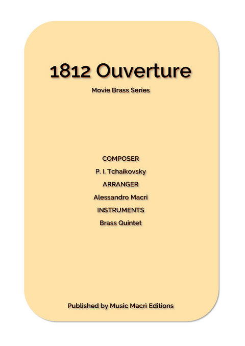 1812 Ouverture Movie Brass Series - Alessandro Macrì