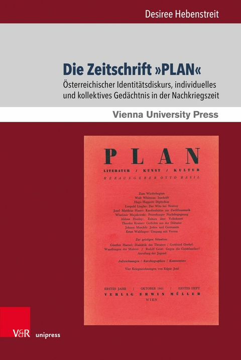 Die Zeitschrift »PLAN« -  Desiree Hebenstreit