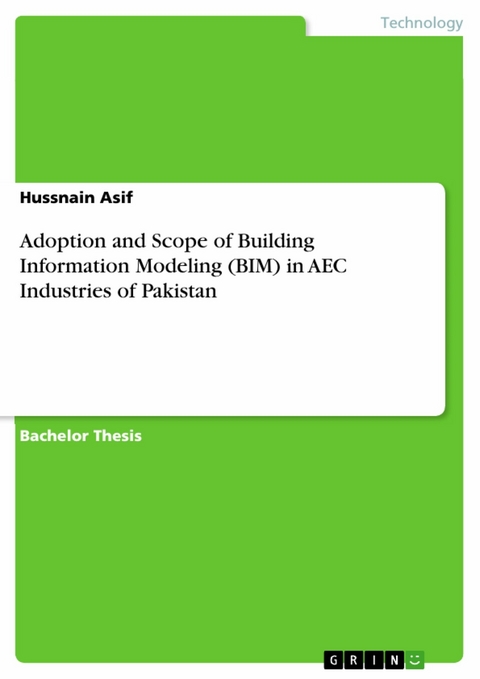 Adoption and Scope of Building Information Modeling (BIM) in AEC Industries of Pakistan - Hussnain Asif