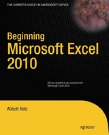 Beginning Microsoft Excel 2010 - Abbott Katz