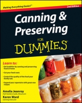 Canning and Preserving For Dummies - Jeanroy, Amelia; Ward, Karen