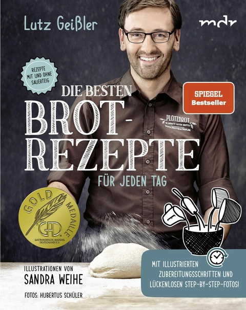 Die besten Brotrezepte für jeden Tag -  Lutz Geißler