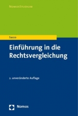 Einführung in die Rechtsvergleichung - Sacco, Rodolfo