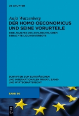 Der homo oeconomicus und seine Vorurteile -  Anja Watzenberg