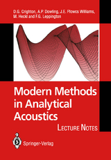 Modern Methods in Analytical Acoustics - D.G. Crighton, Ann P. Dowling, J.E. Ffowcs Williams, M.A. Heckl, F.A. Leppington