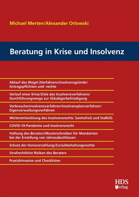 Beratung in Krise und Insolvenz -  Michael Merten,  Alexander Orlowski