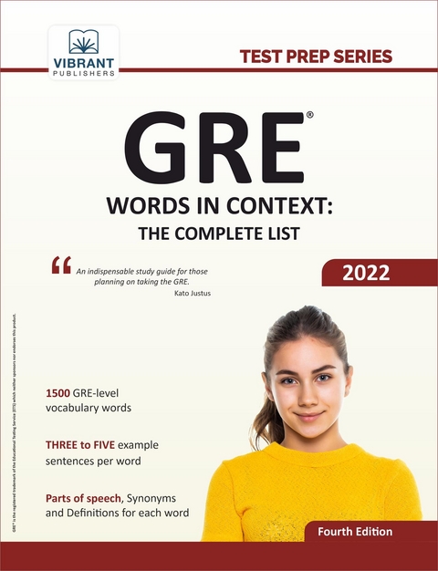 GRE Words In Context : The Complete List -  Vibrant Publishers