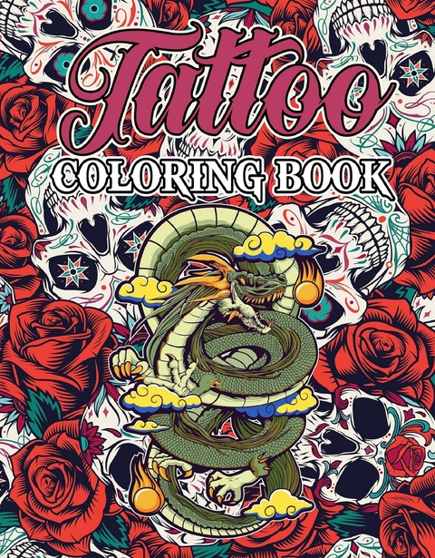 Tattoo Coloring Book - The Little French