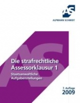 Die strafrechtliche Assessorklausur 1 - Krüger, Dr. Rolf; Kock, Rainer