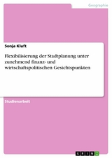 Flexibilisierung der Stadtplanung unter zunehmend finanz- und wirtschaftspolitischen Gesichtspunkten - Sonja Kluft