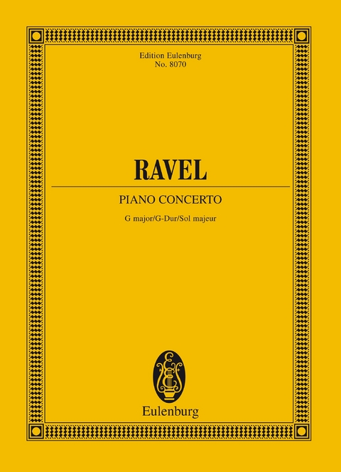 Piano Concerto G major - Maurice Ravel