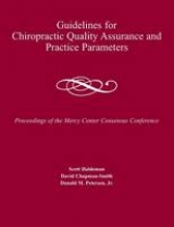 Guidelines for Chiropractic Quality Assurance and Practice Parameters - Haldeman, Scott; Chapman-Smith, David; Peterson Jr., Donald